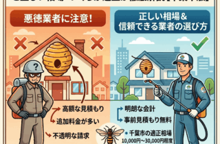蜂駆除が高すぎる！悪徳業者の見分け方と正しい相場・いくらが適正か徹底解説【千葉市版】
