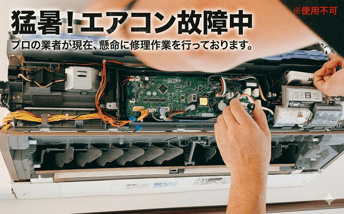 エアコン修理のイメージ