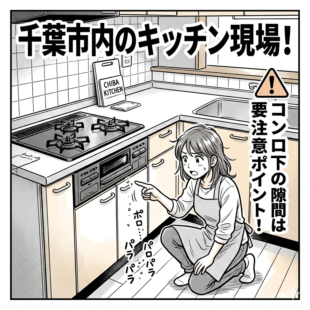 ゴキブリが出やすいキッチンのイメージ写真