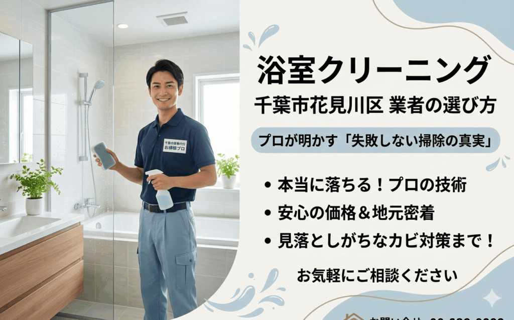 浴室クリーニング 千葉市花見川区業者の選び方とプロが明かす「失敗しない掃除の真実」