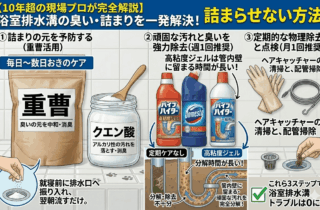 排水溝の詰まらせない方法を 10年超の現場プロが完全解説 浴室排水溝の臭い・詰まりを一発解決