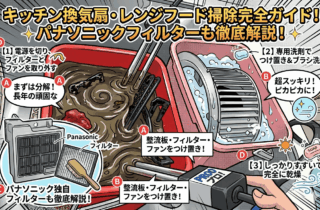 キッチン換気扇・レンジフード掃除完全ガイドパナソニックフィルターも徹底解説