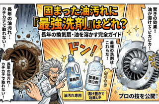 固まった油汚れに 「最強洗剤」はどれ？ 長年の換気扇・油を溶かす完全ガイド